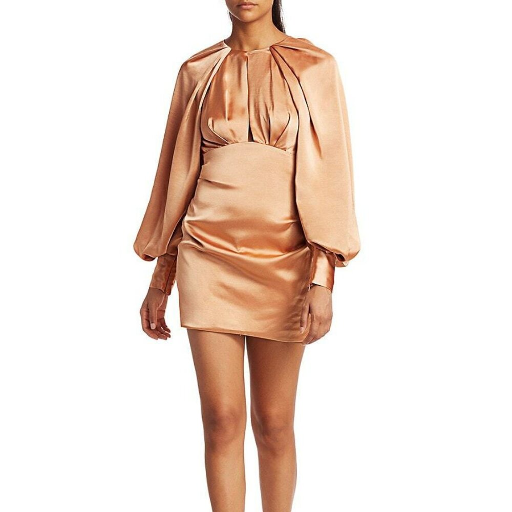 ACLER  Paringa Puff Sleeve Mini Dress - Size 8